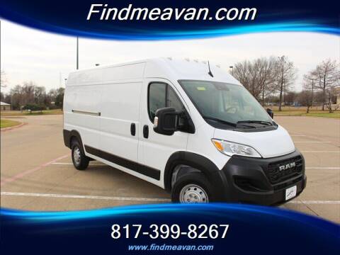 2023 RAM ProMaster for sale at Findmeavan.com in Euless TX