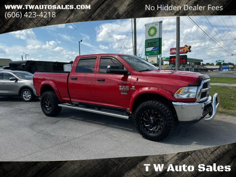 2018 RAM 2500 for sale at T W Auto Sales in Science Hill KY