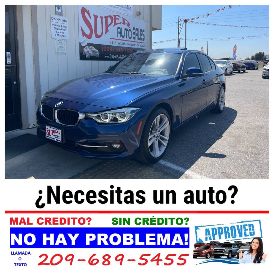 2017 BMW 3 Series for sale at Super Auto Sales Modesto in Modesto, CA