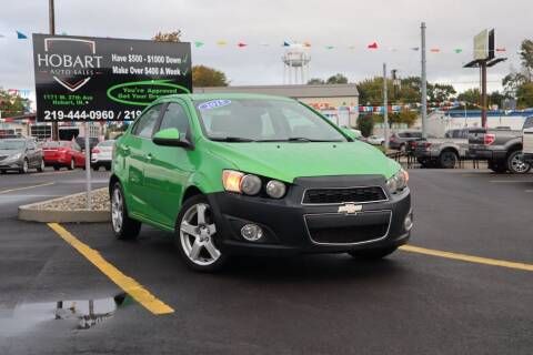 2015 Chevrolet Sonic for sale at Hobart Auto Sales in Hobart IN