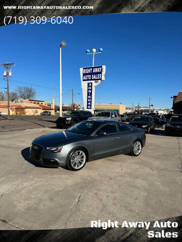 2013 Audi A5 for sale at Right Away Auto Sales in Colorado Springs CO