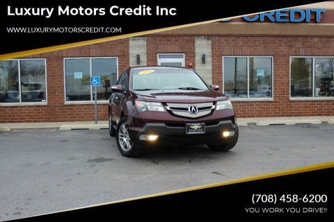 2007 Acura MDX for sale at Luxury Motors Credit Inc in Bridgeview IL