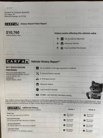 2017 Buick Encore Preferred