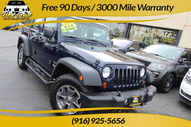 2013 Jeep Wrangler Unlimited for sale at West Coast Auto Sales Center in Sacramento CA