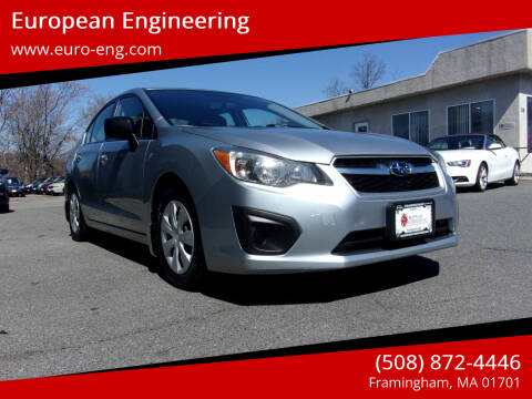 2014 Subaru Impreza for sale at European Engineering in Framingham MA