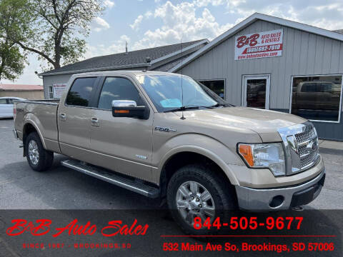 2012 Ford F-150 for sale at B & B Auto Sales in Brookings SD