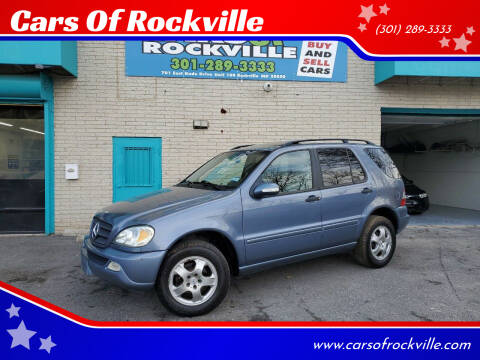 2004 Mercedes-Benz M-Class for sale at Cars Of Rockville in Rockville MD