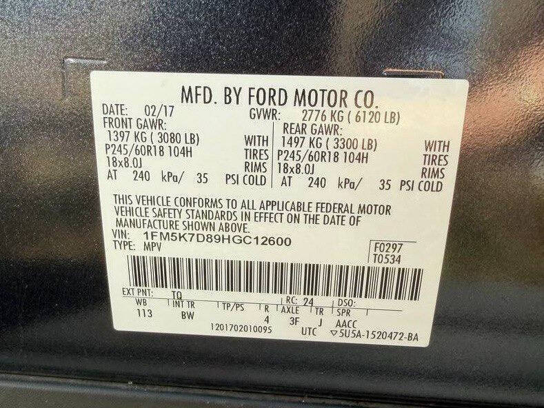 2017 Ford Explorer XLT