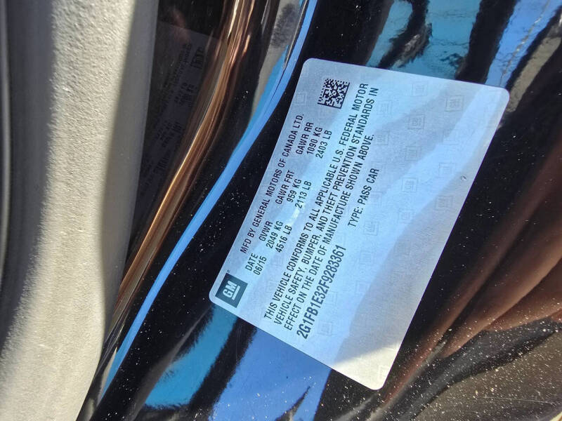 2015 Chevrolet Camaro LS