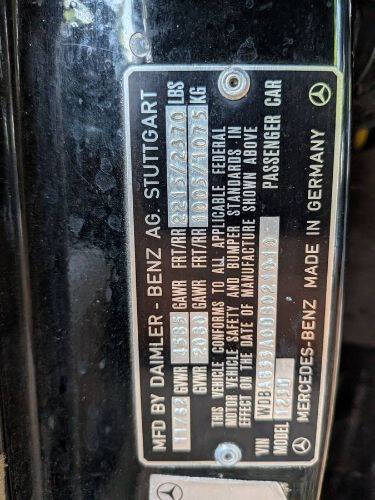 1982 Mercedes-Benz 300-Class