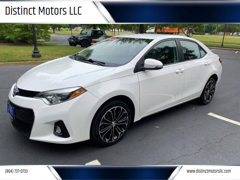 2014 Toyota Corolla for sale at Distinct Motors LLC in Mechanicsville VA