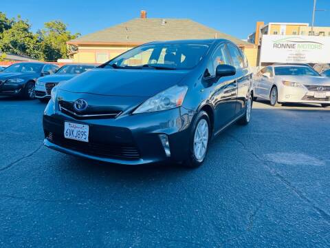 2012 Toyota Prius v for sale at Ronnie Motors LLC in San Jose CA