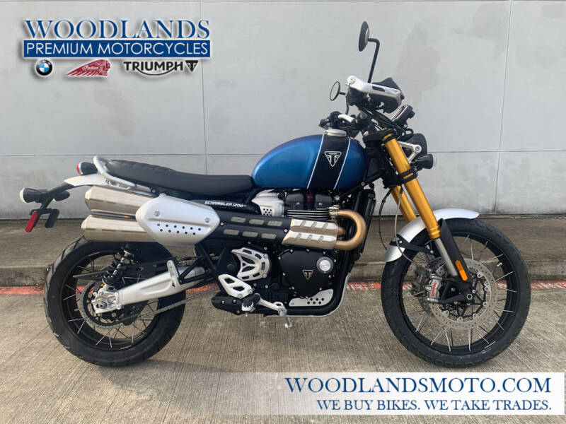 2022 Triumph Scrambler 1200 XE Cobalt Blue