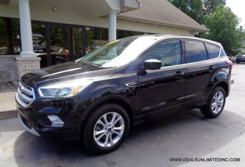 2019 Ford Escape for sale at DEALS UNLIMITED INC in Portage MI