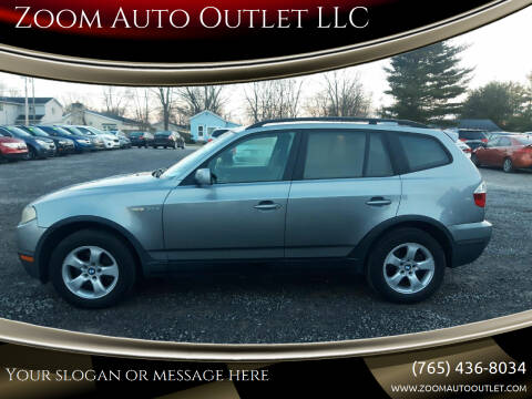 2007 BMW X3 for sale at Zoom Auto Outlet LLC in Thorntown IN