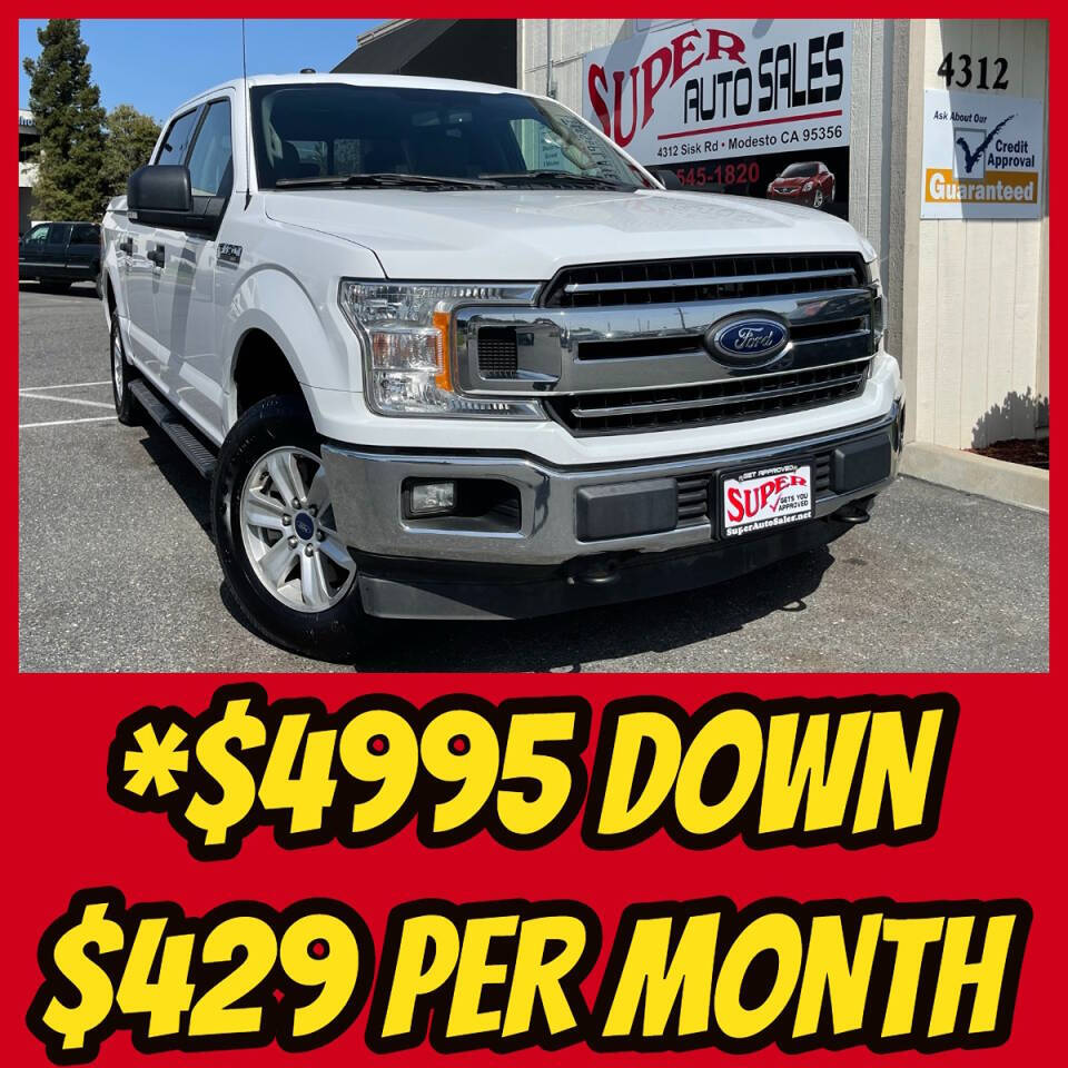 2018 Ford F-150 for sale at Super Auto Sales Modesto in Modesto, CA