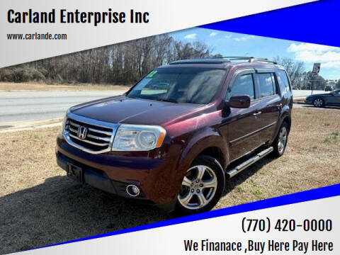 2012 Honda Pilot for sale at Carland Enterprise Inc in Marietta GA