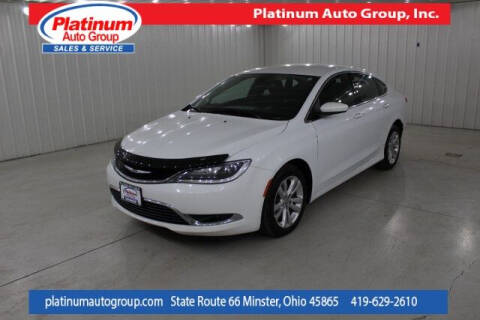 2015 Chrysler 200 for sale at Platinum Auto Group Inc. in Minster OH