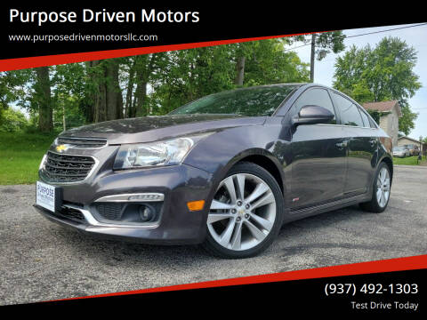 2015 Chevrolet Cruze for sale at Purpose Driven Motors in Sidney OH