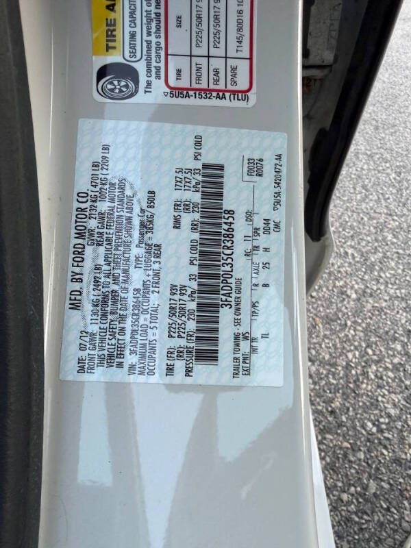 2012 Ford Fusion Hybrid