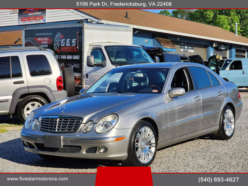 2003 Mercedes-Benz E-Class for sale at Five Star Motors in Fredericksburg VA