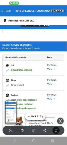 2018 Chevrolet Colorado Work Truck