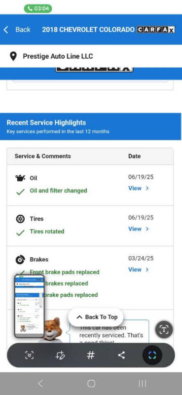 2018 Chevrolet Colorado Work Truck