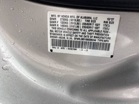 2008 Honda Odyssey Touring