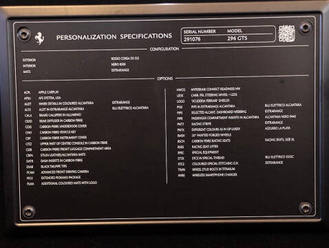 2023 Ferrari 296 GTS