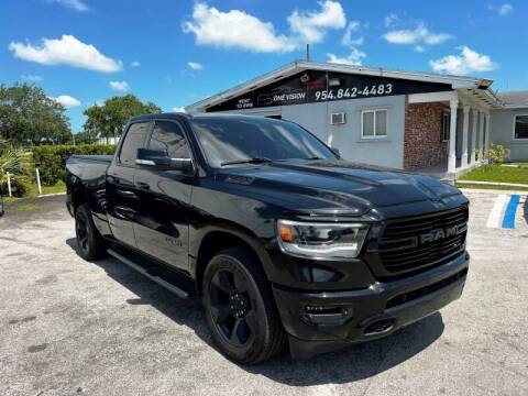 2019 RAM 1500 for sale at One Vision Auto in Hollywood FL