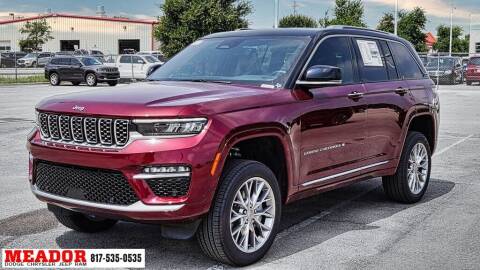 2022 Jeep Grand Cherokee for sale at Meador Dodge Chrysler Jeep RAM in Fort Worth TX