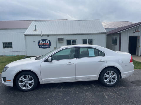 2012 Ford Fusion for sale at B & B Sales 1 in Decorah IA