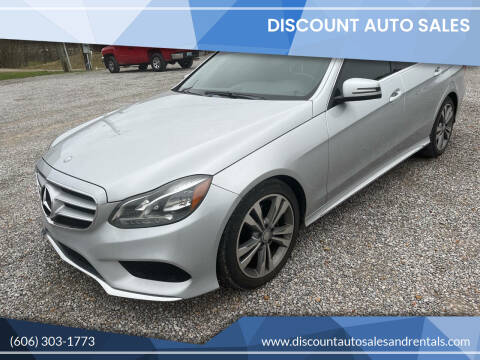 2016 Mercedes-Benz E-Class for sale at Discount Auto Sales in Liberty KY