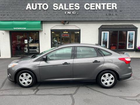 2013 Ford Focus for sale at Auto Sales Center Inc in Holyoke MA