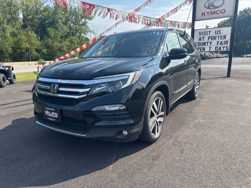 Used 2016 Honda Pilot Elite with VIN 5FNYF6H02GB049463 for sale in Valparaiso, IN