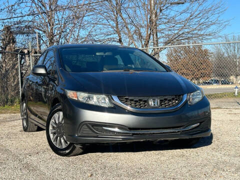 2013 Honda Civic for sale at Soto Auto Broker LLC in Dallas TX