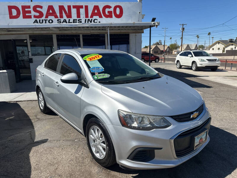 2017 Chevrolet Sonic for sale at DESANTIAGO AUTO SALES in Yuma AZ
