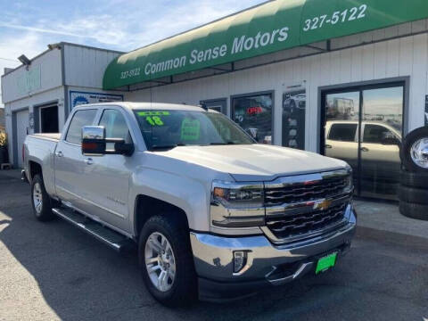 2018 Chevrolet Silverado 1500 for sale at Common Sense Motors in Spokane WA