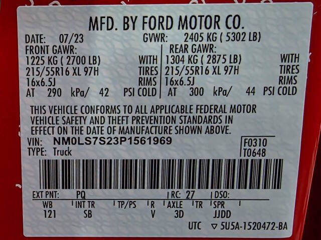 2023 Ford Transit Connect XL