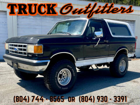 1989 Ford Bronco for sale at BRIAN ALLEN'S TRUCK OUTFITTERS in Midlothian VA