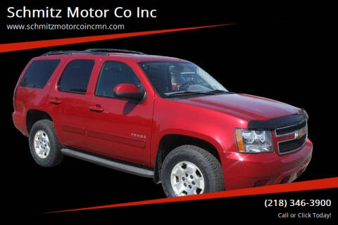 2012 Chevrolet Tahoe for sale at Schmitz Motor Co Inc in Perham MN