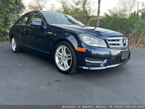 2013 Mercedes-Benz C-Class for sale at Autohaus of Naples in Naples FL