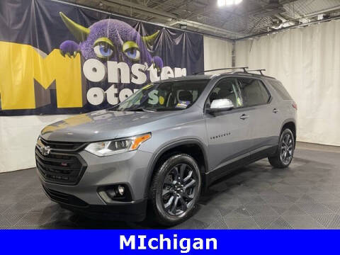 2021 Chevrolet Traverse for sale at Monster Motors in Michigan Center MI