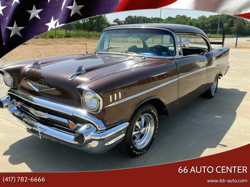 1957 Chevrolet Bel Air 2 Door Hard Top/Sport for sale at 66 Auto Center in Joplin MO
