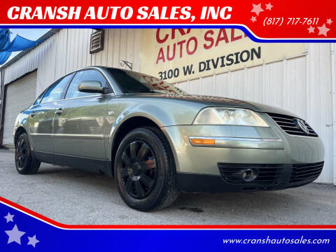 2002 Volkswagen Passat GLS 1.8T