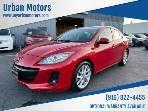 2012 Mazda MAZDA3 for sale at Urban Motors in Sacramento CA