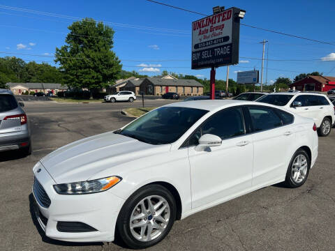 2016 Ford Fusion for sale at Unlimited Auto Group in West Chester OH