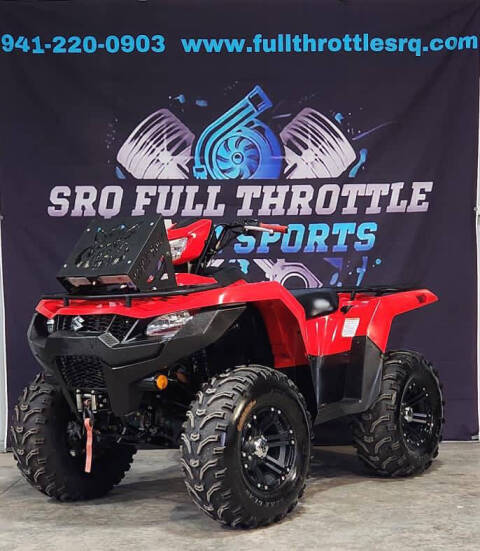 2020 Suzuki Kingquad 750AXI Power Steering SE+ for sale at SRQ Full Throttle Power Sports in BRADENTON, FL