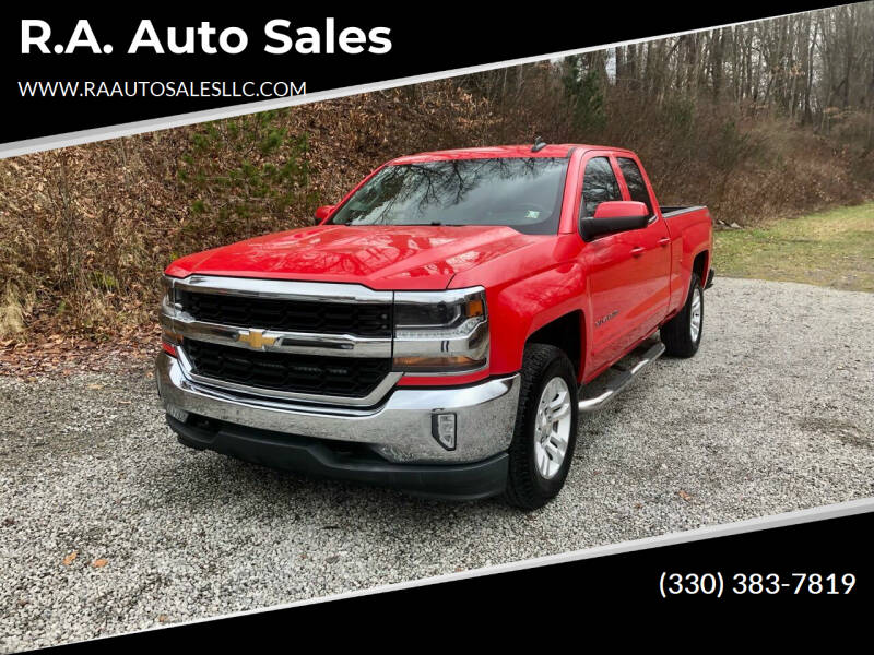 2016 Chevrolet Silverado 1500 for sale at R.A. Auto Sales in East Liverpool OH
