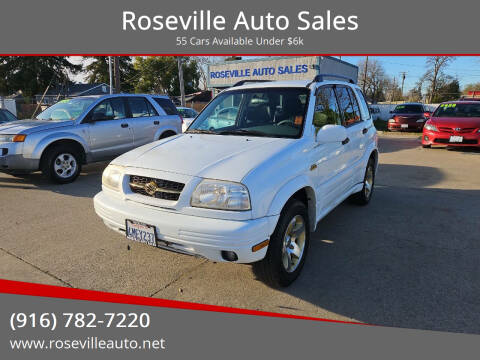 2000 Suzuki Grand Vitara for sale at Roseville Auto Sales in Roseville CA